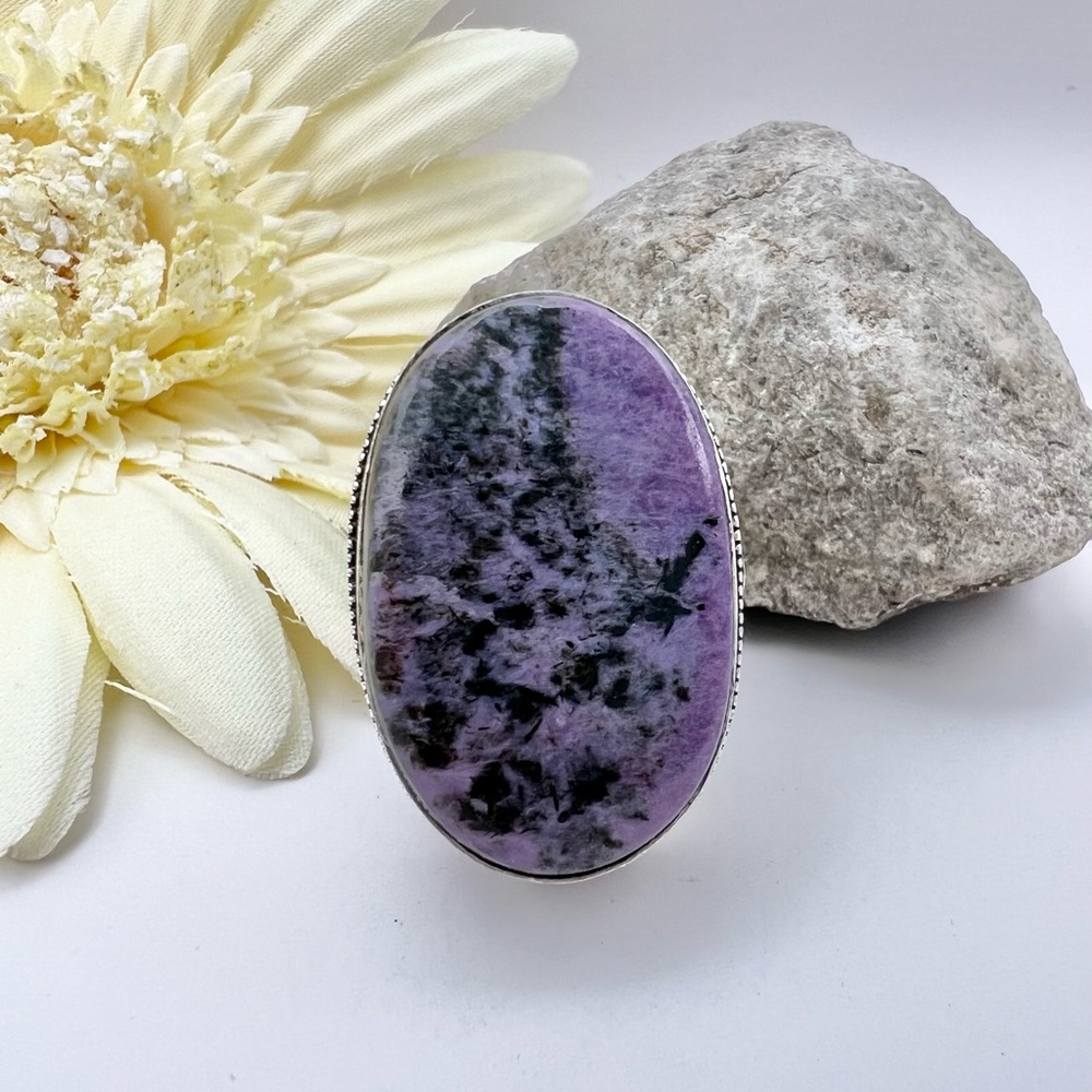 CHAROITE RING - Picture 4 of 10